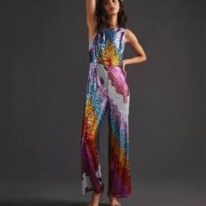 Hutch Abstract Sequin Jumpsuit